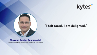 I felt cared. I am delighted | Bhuvana Sundar Soorappaiah | Kytes